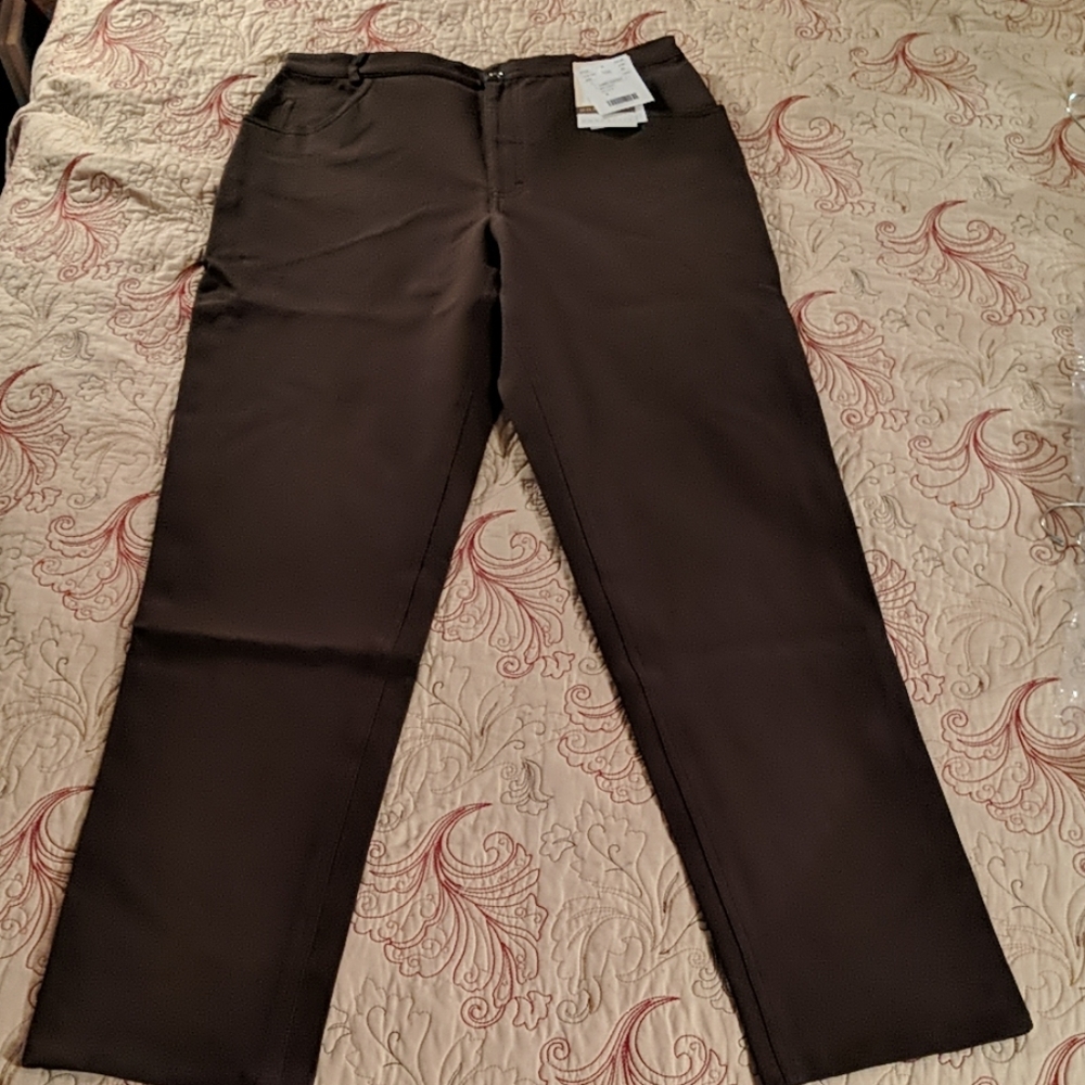 DONCASTER JEANS.  ESPRESSO COLOR.  SZ 12. NWT.